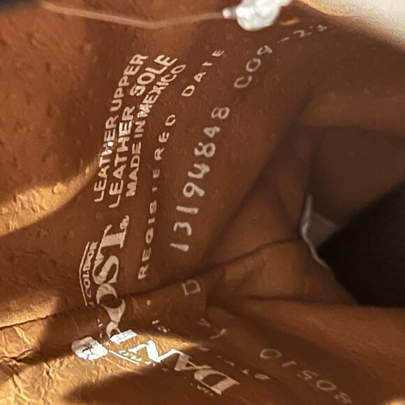 Dan Post Men's Cherokee Bill Western Cowboy Snip-Toe Boot Size 12/10.5” NWT - Picture 9 of 12